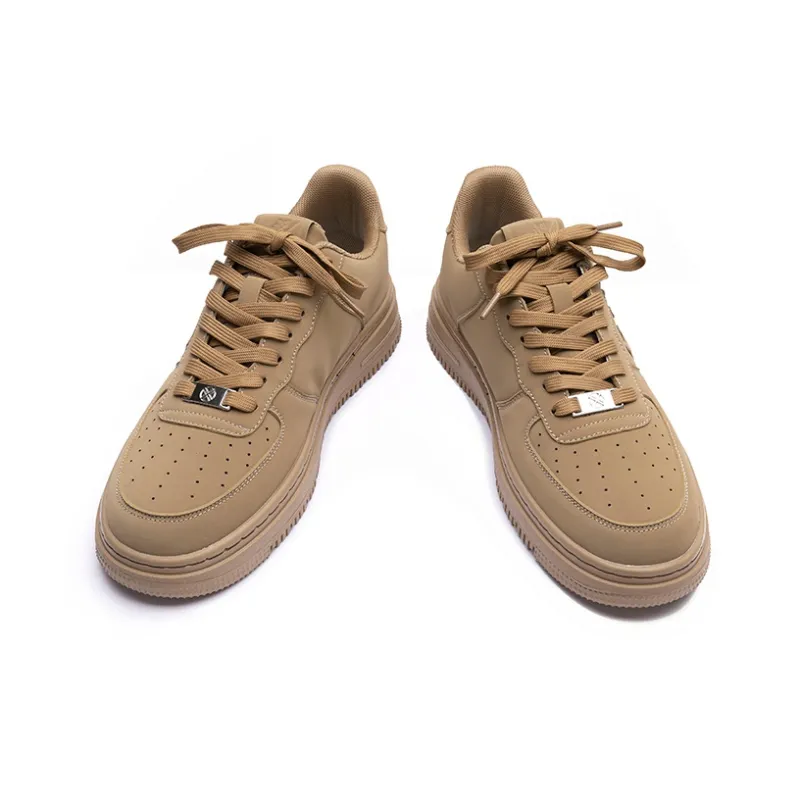 Seattle Palm Stylish Skateboarding Shoes Unisex Brown-4