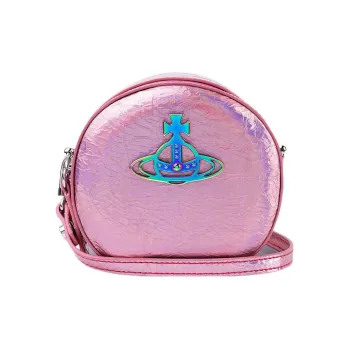 Vivienne Westwood Polyurethane Shoulder Bag, Crossbody Bag Women's Pink