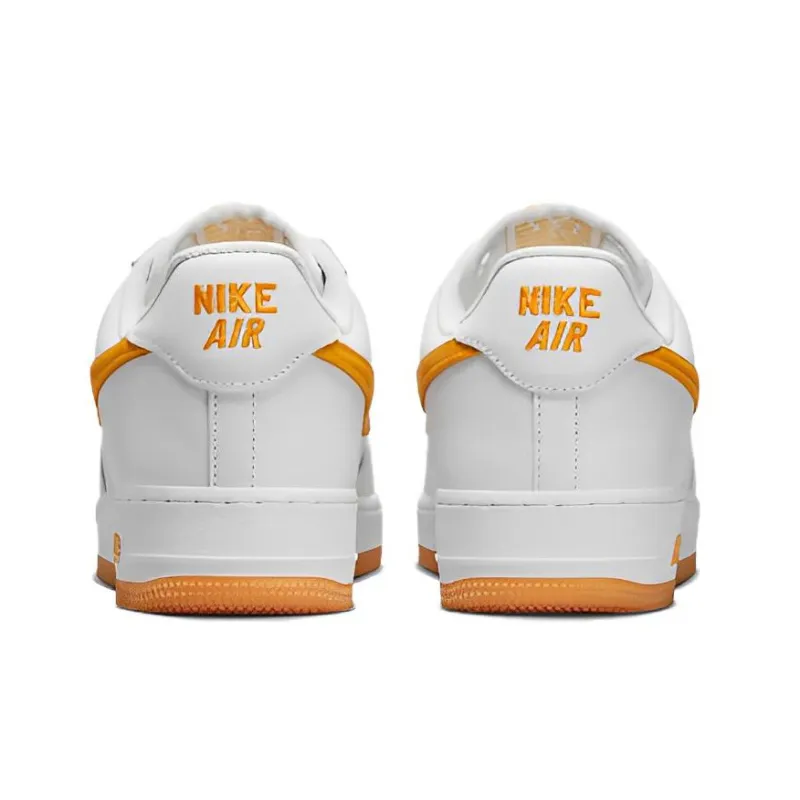 Nike Air Force 1 Low Retro Qs Color Of The Month White University Gold-4