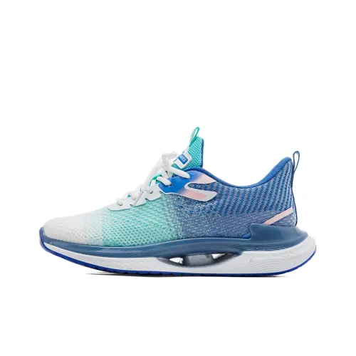 Warrior Non slip Wear resistant Shock Absorption Low Top Sports Casual Shoes Men's White Green Blue