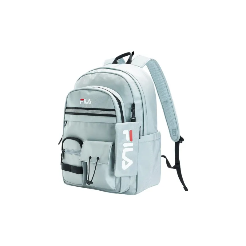 FILA Fabric Backpack Small Size Men's Gray-1