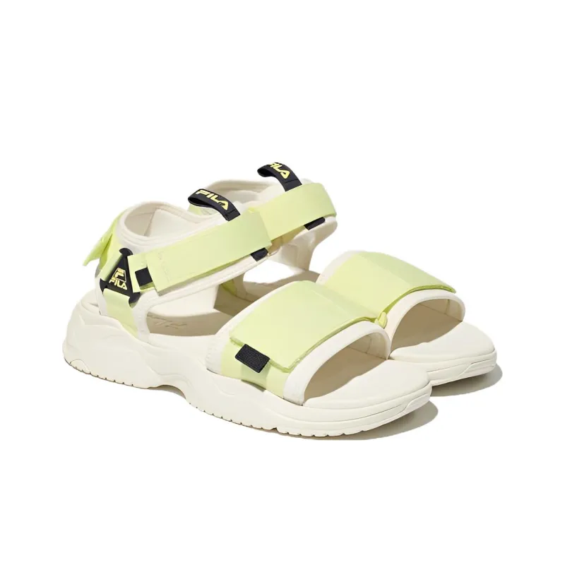 FILA Rayflide Rayflies Sandals Sports Sandals Unisex Green White Korean Style-2