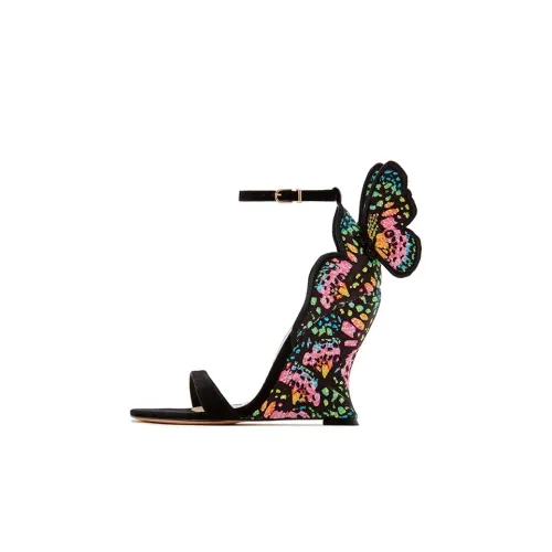 Sophia Webster One-Strap Sandals 10cm Women's Black
