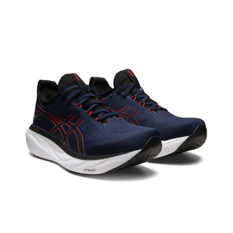 Asics Gel Nimbus 25 Wide 'Midnight Electric Red'-2