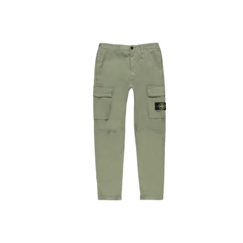 STONE ISLAND Cargo Pants Men Light Green