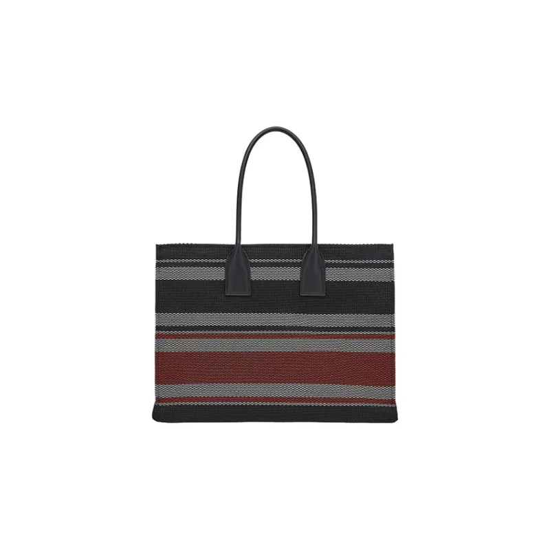FERRAGAMO Cow Leather With Fabric Tote Bag, Shopping Bag, Handbag Tubas Women's Multicolor-3