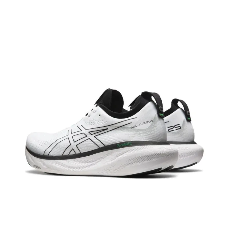 Asics Gel Nimbus 25 White Black-3