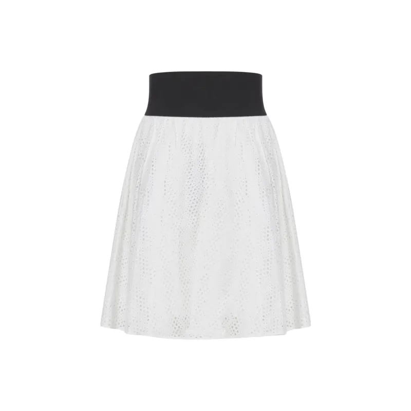 Alaia Casual Short Skirts Women's White-1