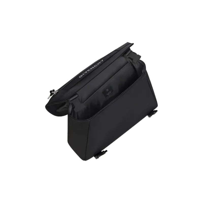 Givenchy Nylon Messenger Bag, Shoulder Bag, Crossbody Bag Men's Black-3