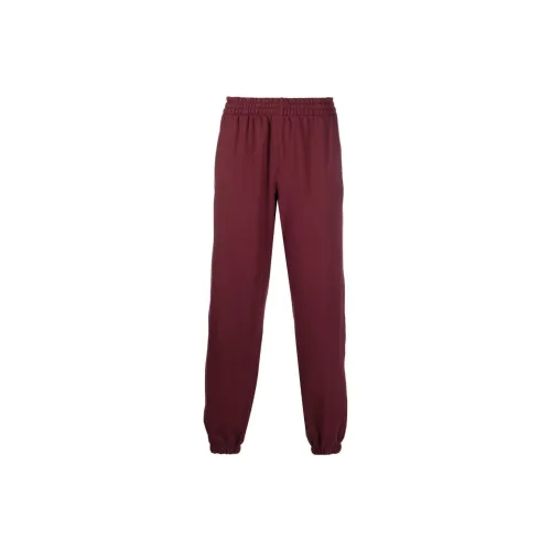 Adidas Knitted Sweatpants Men Deep Red