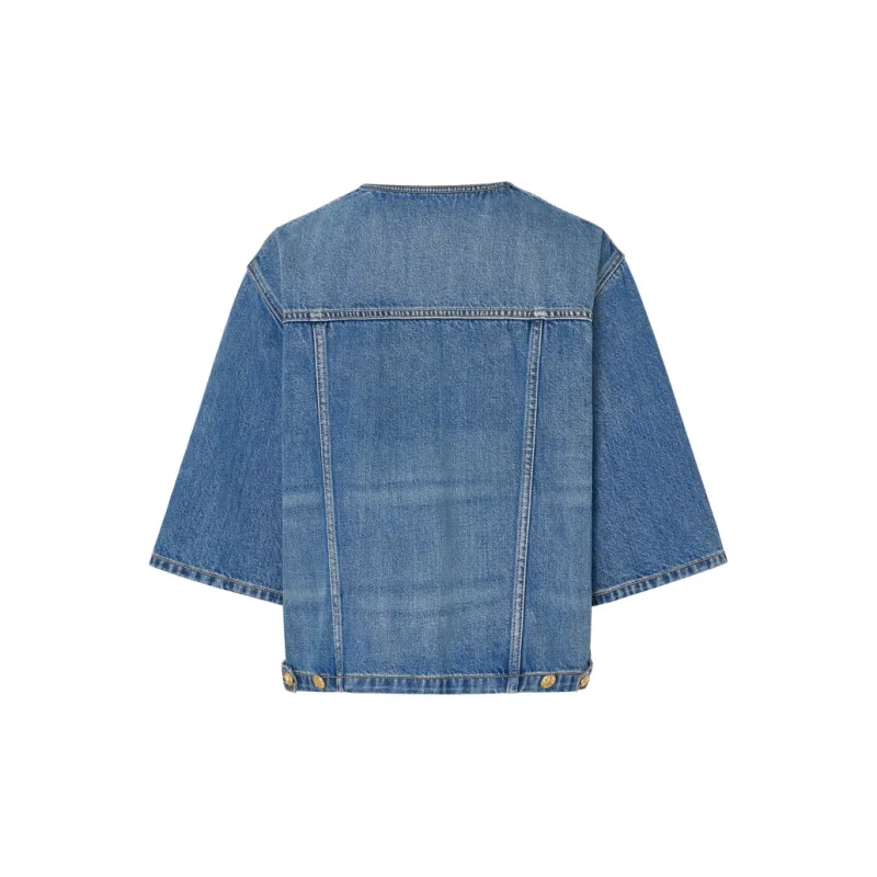 MO&CO Denim Jackets Women's-1