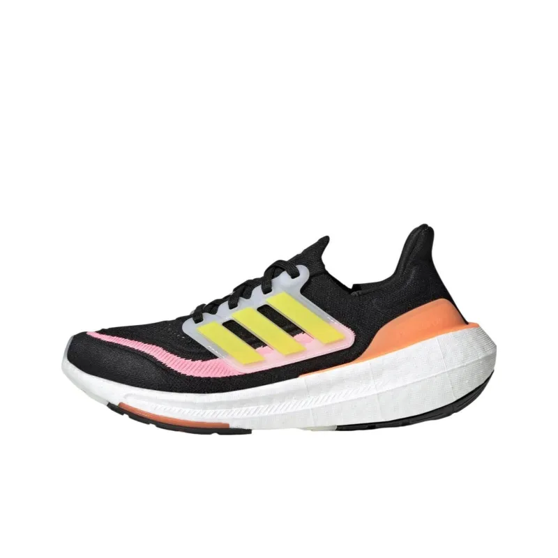 Adidas Ultra Boost Light Core Black Bright Yellow Cloud White Women's-0