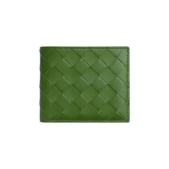 Bottega Veneta Calfskin Wallet Men's Avocado Green