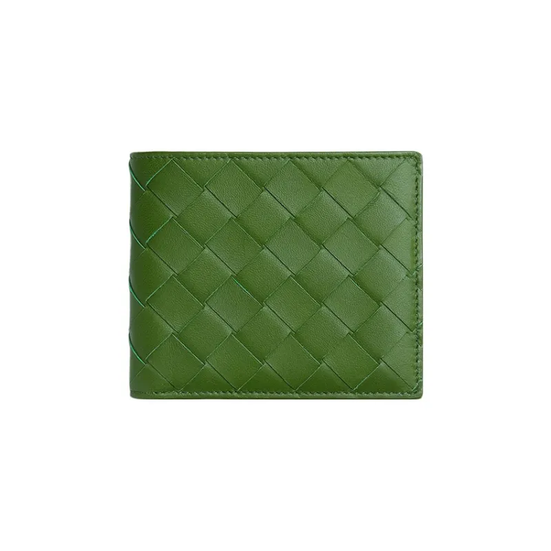 Bottega Veneta Calfskin Wallet Men's Avocado Green-0