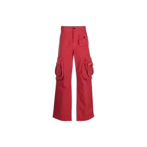 HERON PRESTON Logo-patch Cargo Trousers