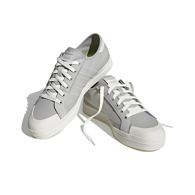 Adidas Neo Neo City Canvas Shoes Grey White POIZON