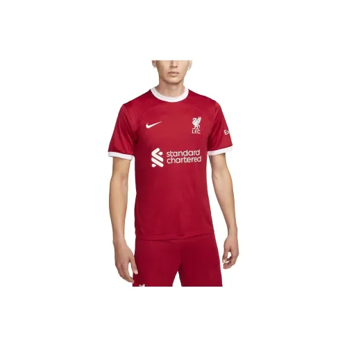 Nike Liverpool 2023/24 Season Uniform Soccer Jerseys Men Red/White