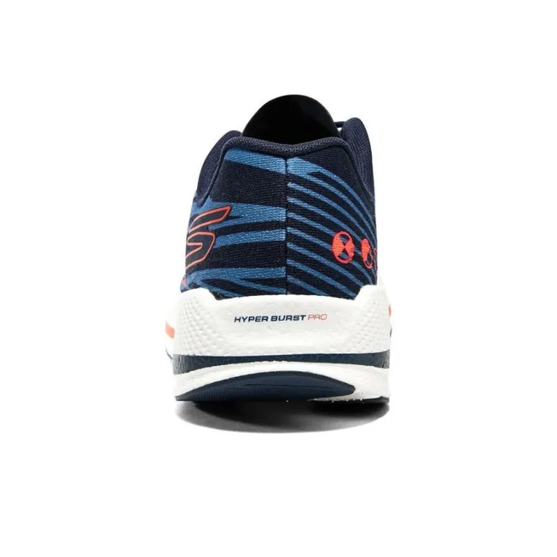 Skechers Go Run Razor 4 Anti Slip Wear Resistant Low Top Running Shoes Men's White Blue-2