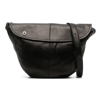 Yohji Yamamoto Horse Leather Crossbody Bag Shoulder Bag Regular Men's Black