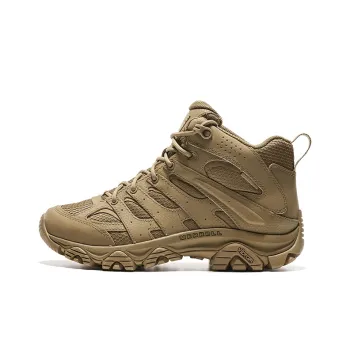 MERRELL MOAB 3 Tactical Mid WP Slip Resistant Waterproof And Breathable Mid Top Outdoor Shoes Men's Brown