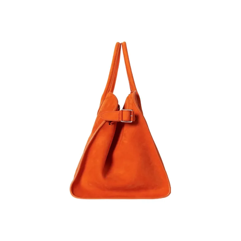 THE ROW Margau Smoothing Calfskin Nappa Leather Tote Bag Shopping Bag Handbag Women's Orange-2