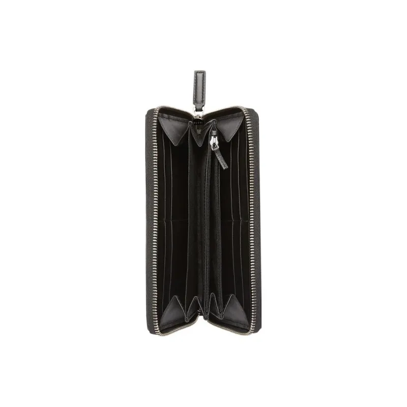 GUCCI PVC Long Wallets Regular Men's Black/Beige-3