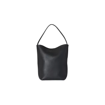 THE ROW N/S Park Leather Bucket Bag Tote Bag Shopping Bag Shoulder Bag Handbag Large Size Women's Black