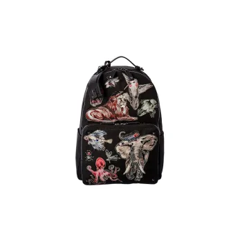 Valentino Canvas Backpack Regular Men's Black