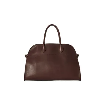 THE ROW Margau Leather Tote Bag Shopping Bag Handbag Women's Dark Brown