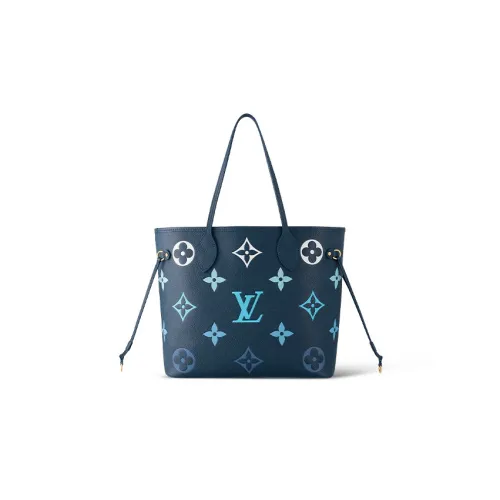 LOUIS VUITTON Neverfull MM Gradient Blue