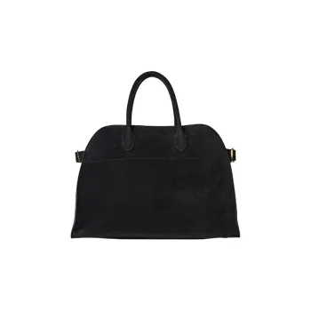 THE ROW Margau Soft Suede Tote Bag, Shopping Bag, Handbag Women's Black