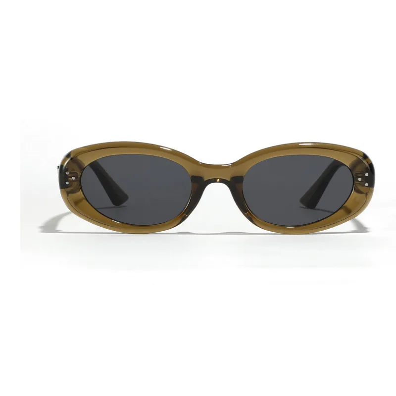 KENMO Injection Molded Oval Sunglasses Unisex-11