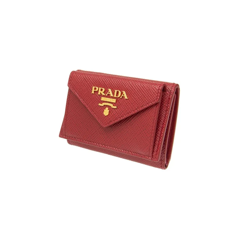 PRADA Coin Purses Wallets Women's Red-1