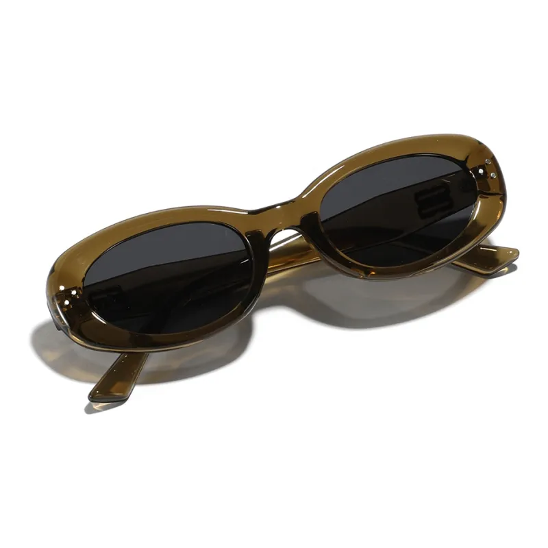 KENMO Injection Molded Oval Sunglasses Unisex-12