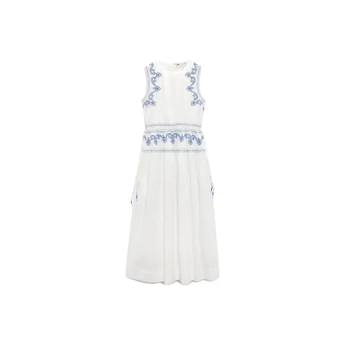 ZARA Sleeveless Dresses Women's White