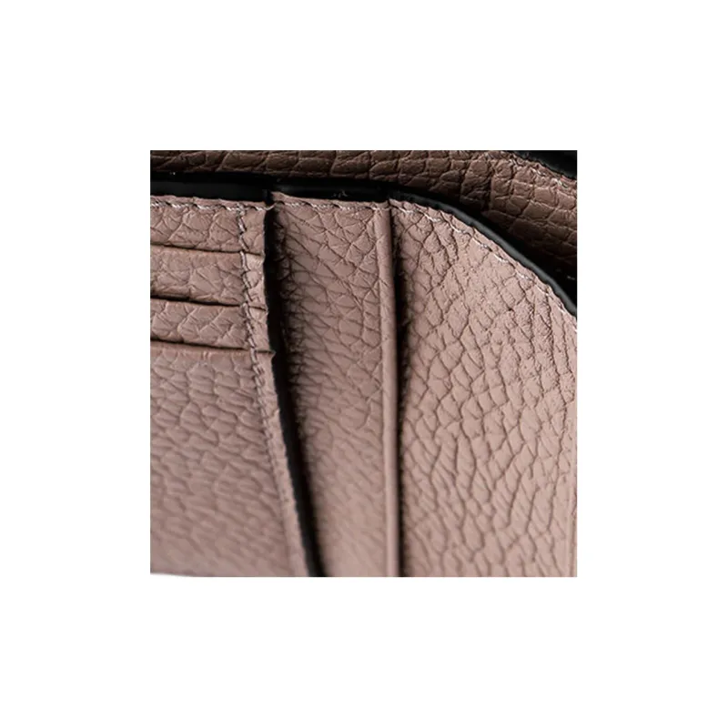 Valentino Rockstud Grained Calfskin Wallet Coin Purse Card Holder Small Size Women's Pink-4