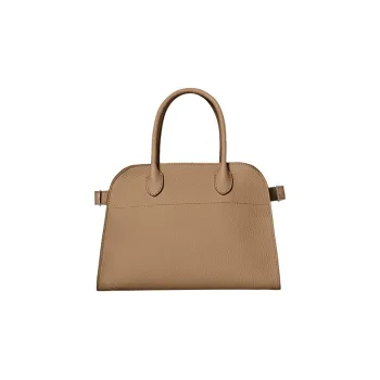 THE ROW Margau Leather Tote Bag Shopping Bag Handbag Women's Taupe
