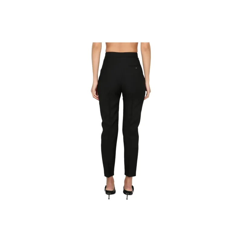 Alexander McQueen Cut Out Hight Waisted Pants-1