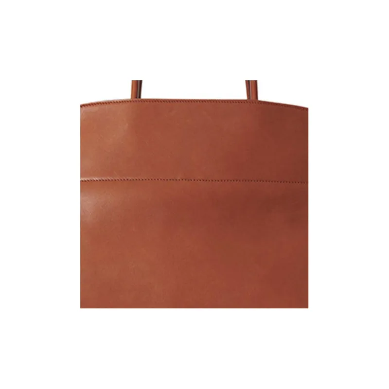 THE ROW Margau Leather Tote Bag Shopping Bag Handbag Women's Brown-3