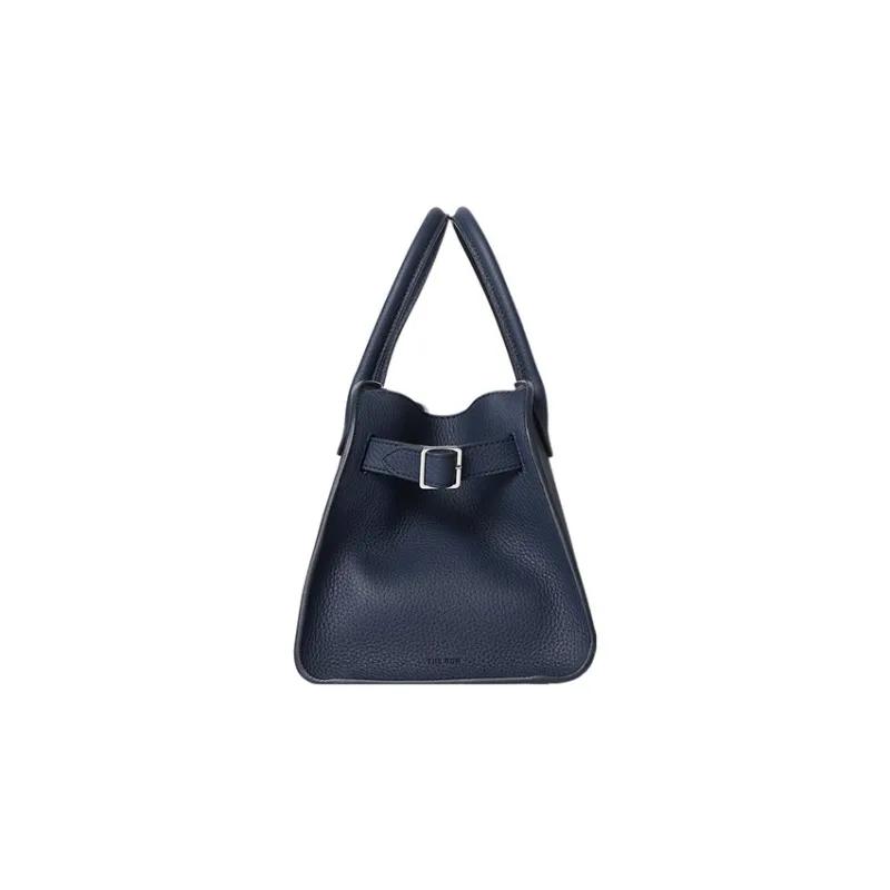 THE ROW Margau Leather Tote Bag Shopping Bag Handbag Women's Dark Blue-3