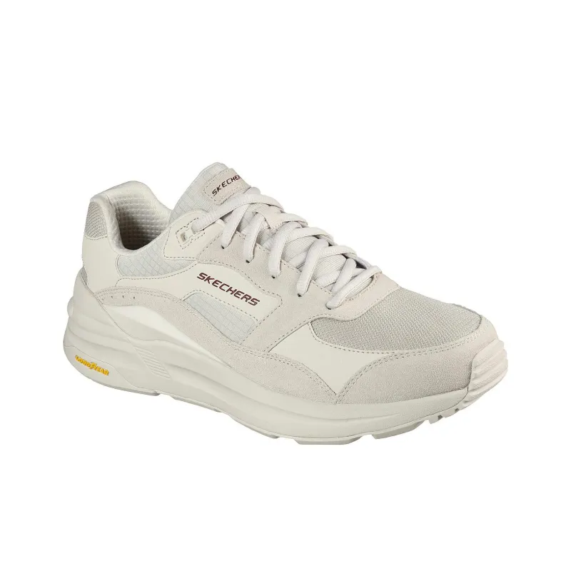 Skechers Global Jogger Low Top Beige/White-2