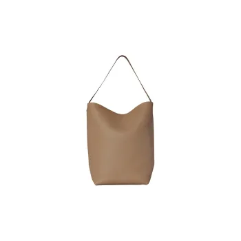 THE ROW N/S Park Cow Leather Bucket Bag Tote Bag Shopping Bag Shoulder Bag Handbag Large Size Women's Taupe