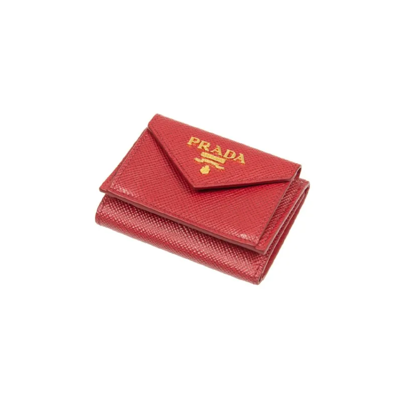 PRADA Coin Purses Wallets Women's Red-2