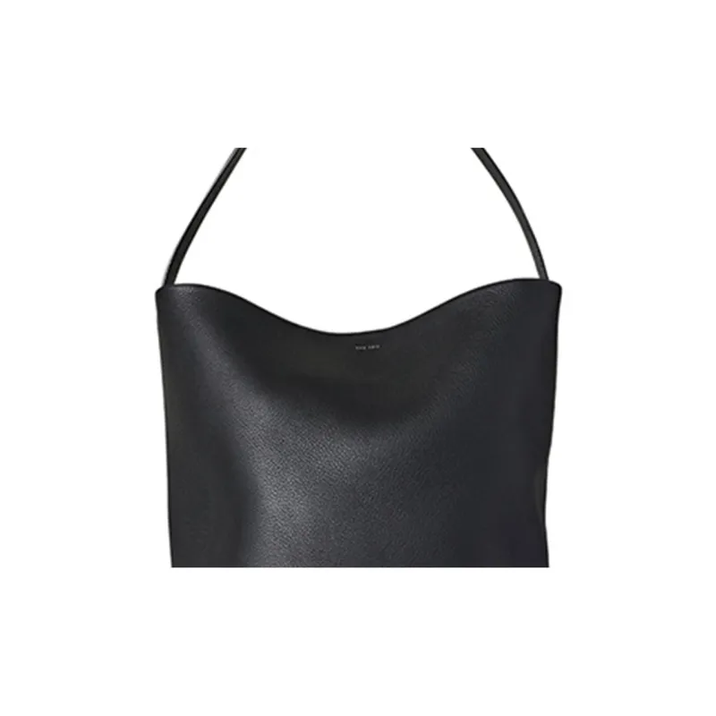 THE ROW N/S Park Leather Bucket Bag Tote Bag Shopping Bag Shoulder Bag Handbag Large Size Women's Black-5
