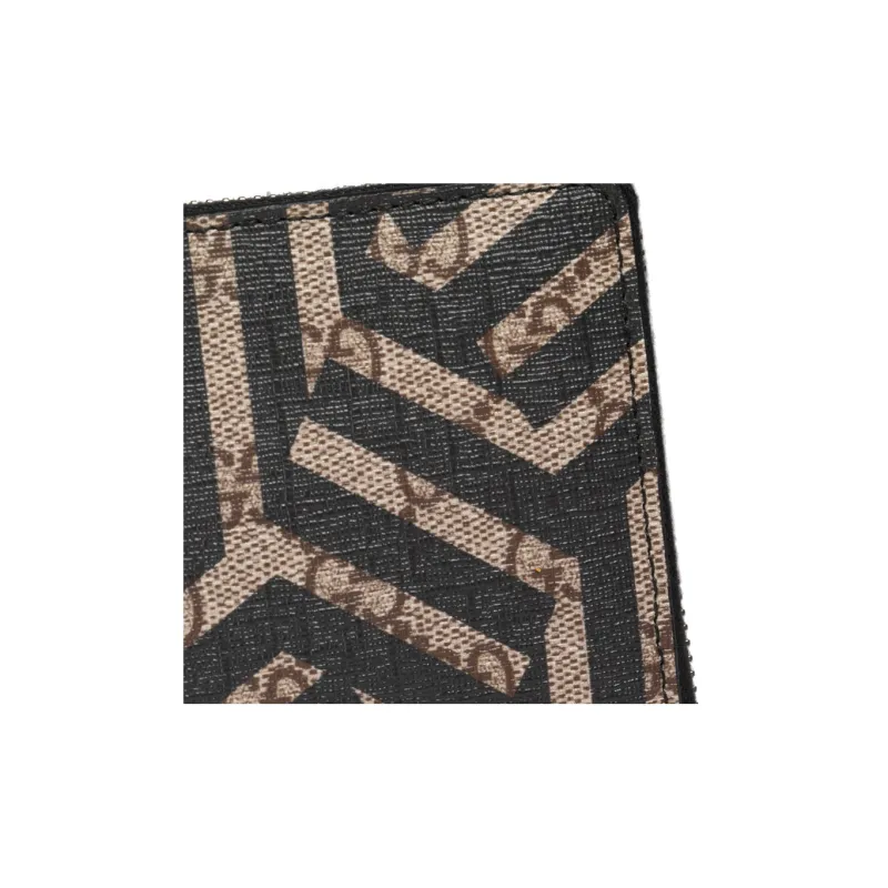 GUCCI PVC Long Wallets Regular Men's Black/Beige-5