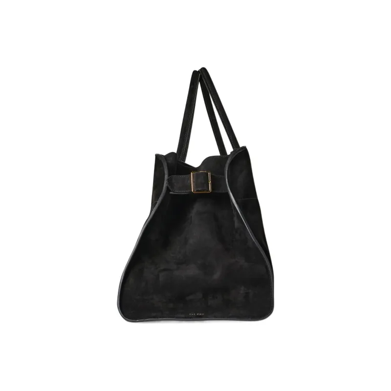 THE ROW Soft Margau Soft Suede Tote Bag Shopping Bag Handbag Women's Black-2