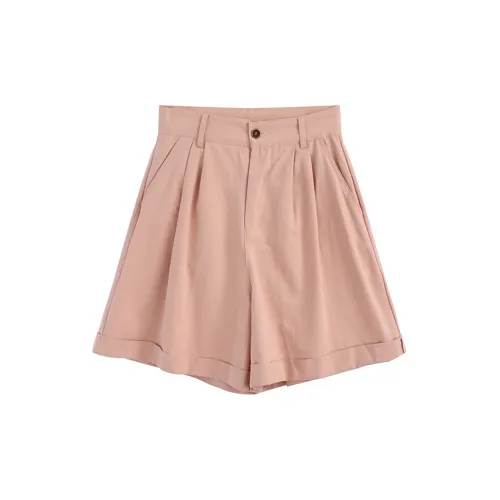 MINCOCROSEPEPPAR Cargo Shorts Women's Pink Shorts