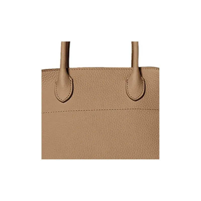 THE ROW Margau Leather Tote Bag Shopping Bag Handbag Women's Taupe-3
