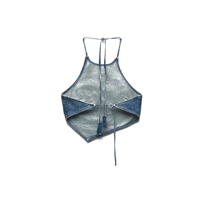 ZARA Camisoles Women's Blue-1