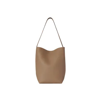 THE ROW N/S Park Grained Calfskin Bucket Bag Tote Bag Shopping Bag Shoulder Bag Handbag Medium Size Women's Taupe